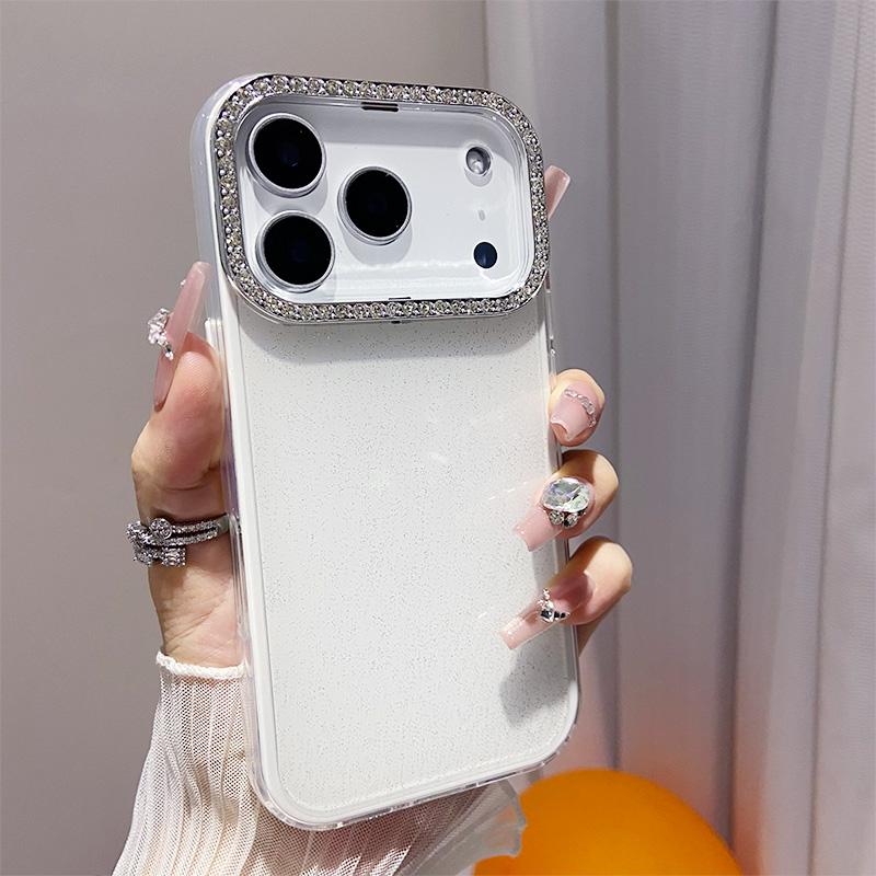 Luxus Glitzer Diamant Strass Handyhülle für IPhone 17 Air 16 Pro Max 15 14 13 12Pro 2 in 1 Stoßfeste Rückabdeckung Caque