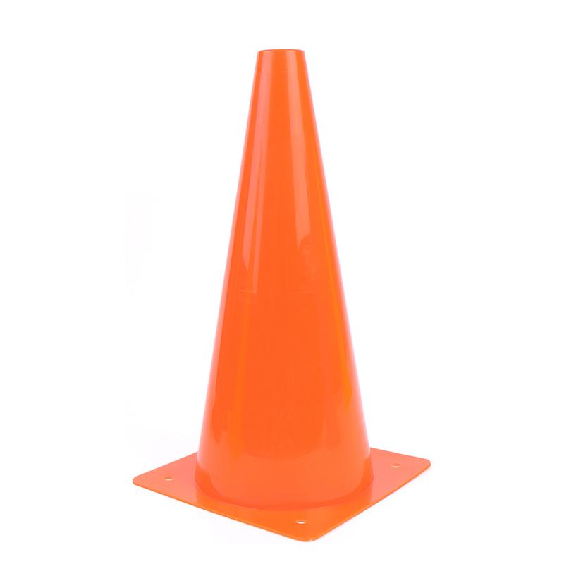 5Pcs 32Cm Barrier Football Road Flat Training Cone Perforated Sign Obstacles Road Cones Soccer Basketball Training Equipment