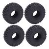 4 Pcs RC Wheel Tire with Hub Plastic Enhanced Handling High Simulation RC Crawler Tire for Axial SCX