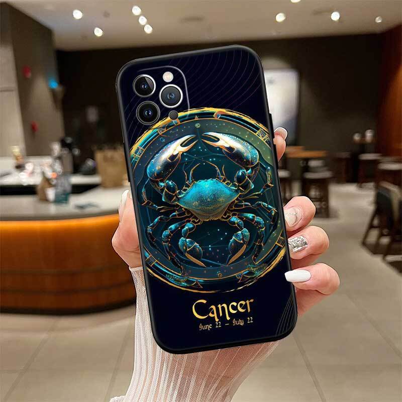 12 Constellation Card Phone Case for Redmi Note 12 12S 12C 13 13C 13R 14 14S 14R 14C 11A 13X A3 A3X A4 A5 Pro Max Plus