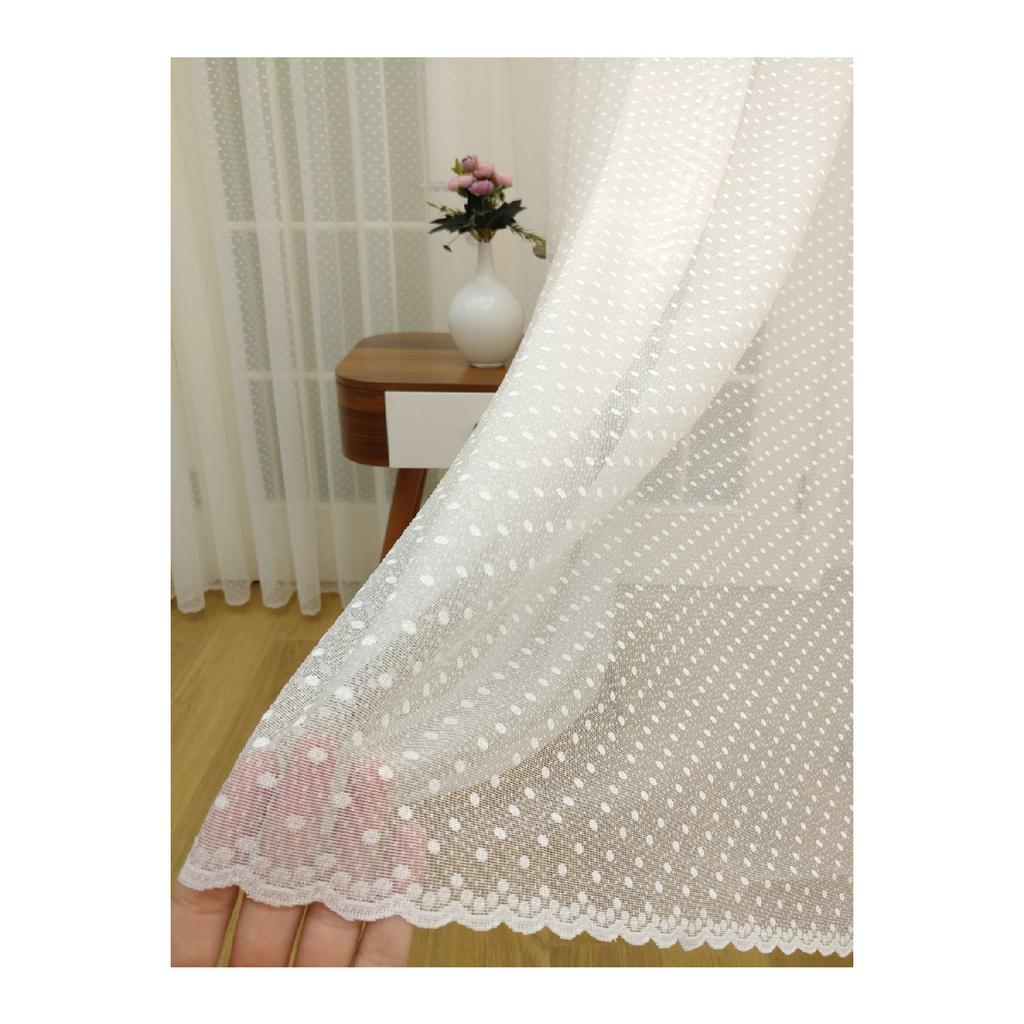 Polka Dot Lace Tulle Curtain, 350x250, Frequent Battery, 1/3