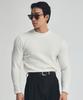 ASTROVE Super Brushed Cable Muscle Knit Ivory