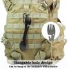 Camping Fork Spoon Multi Function Spoon 5 In 1 Integrated Fork Spoon Outdoor Fork Spoon Picnic Cutting Knife Bottle Can Opener