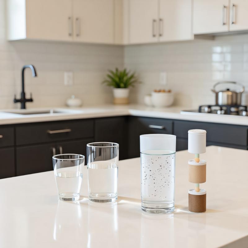 Bubbler Mount Water Purifier with Universal 360 Degree Rotation for Kitchen and Bath