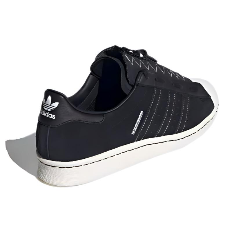 Adidas Neighborhood X Superstar 80s 'Core Black' Sneakers GX1400