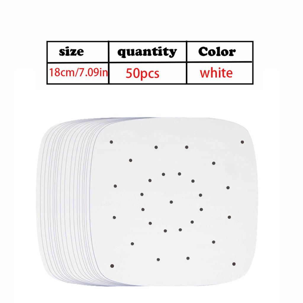 Air Fryer Parchment Disposable Liner Advanced Perforation, Suitable for Air Fryers, Streamers,pans, Not Burned, Easy To Clean