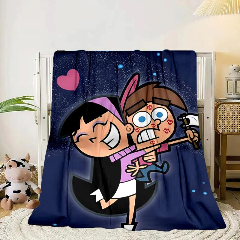 

Magical Friendship timmy Adventure Blanket Flannel Blanket for bed, sofa, Camping, Hiking, Picnic Essentials, gift for family Fan gifts 75x90cm