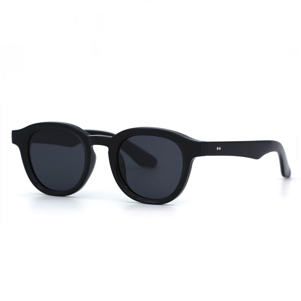 Keoseuteomdillaiteu Polarized Horn-Rimmed Sunglasses Ryder Black