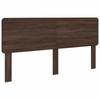 Testiera in Materiale a Base di Legno Effetto Rovere Marrone