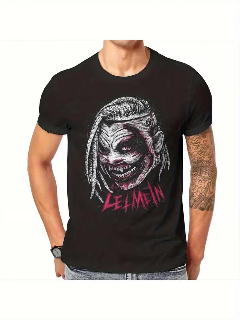 

Men s Retro 3D Graphic Print T-Shirt - Perfect for Daily Wear and Vacation S