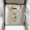 Cartoon Dog Pattern Colored Zircon Daily Versatile Niche Clavicle Necklace For Women