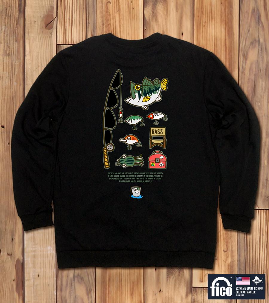 DOLDOL Fico-Mtm-144 Extreme Fishing Pico Season 2 Character Graphic Sweatshirt Long Sleeve