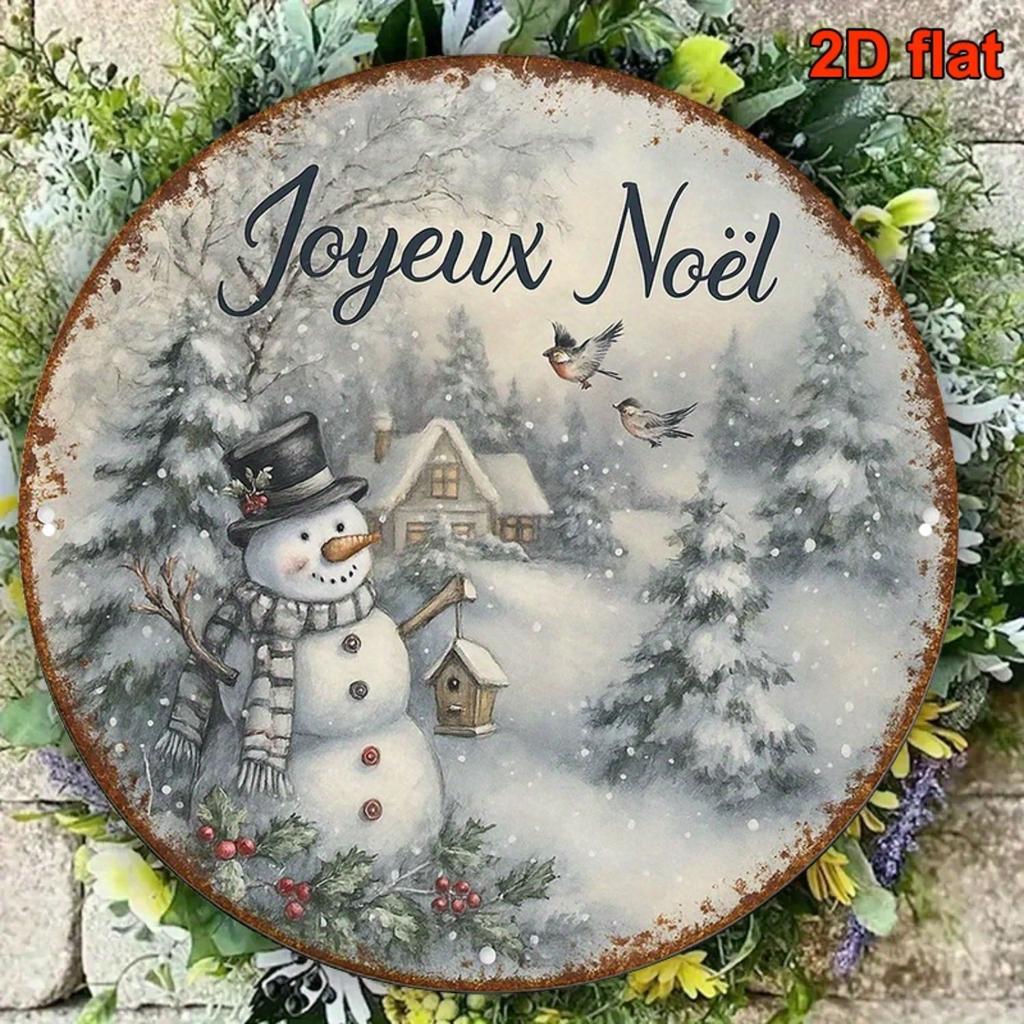 2D Flat Metal Wall Sign Decor