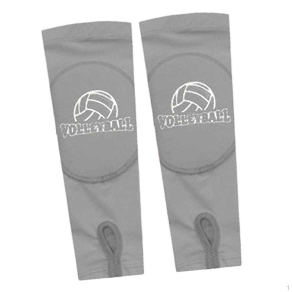 2 Pieces Volleyball Arm Sleeve Gloves Brace Protectors Warmers Basketball Wrist Support for