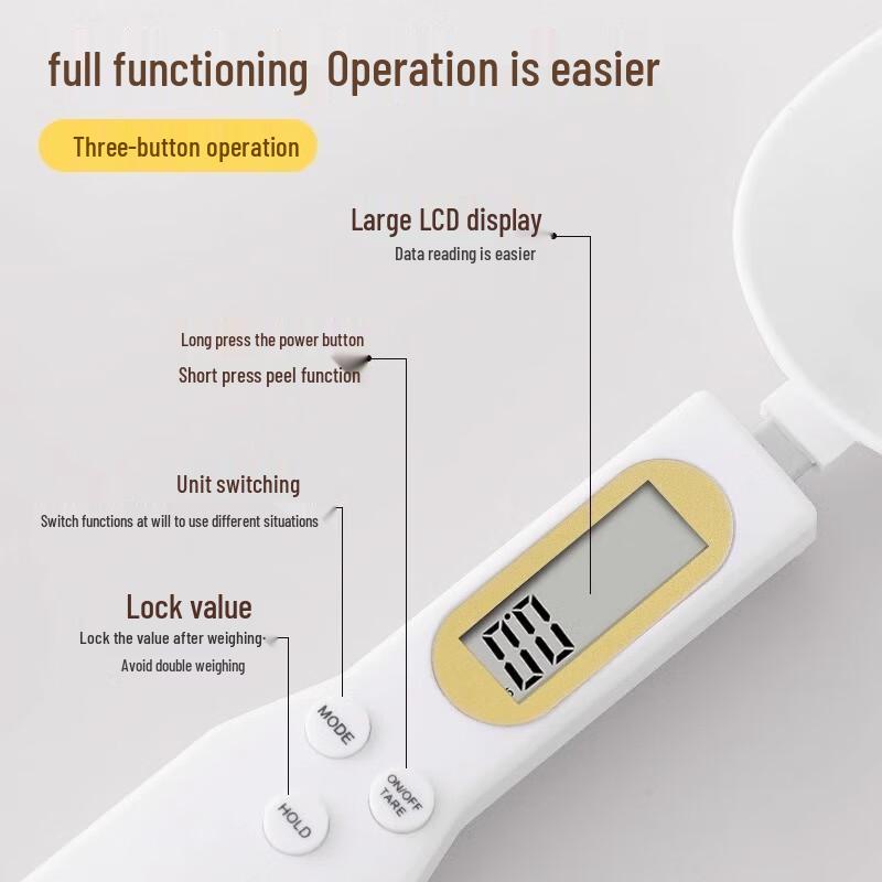 Zhaoran High-Precision Digital Measuring Spoon Scale