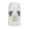 Herre Sommer Surf Beach Tank Top Uformell pustende ermeløs topp Loose Print Tank Top