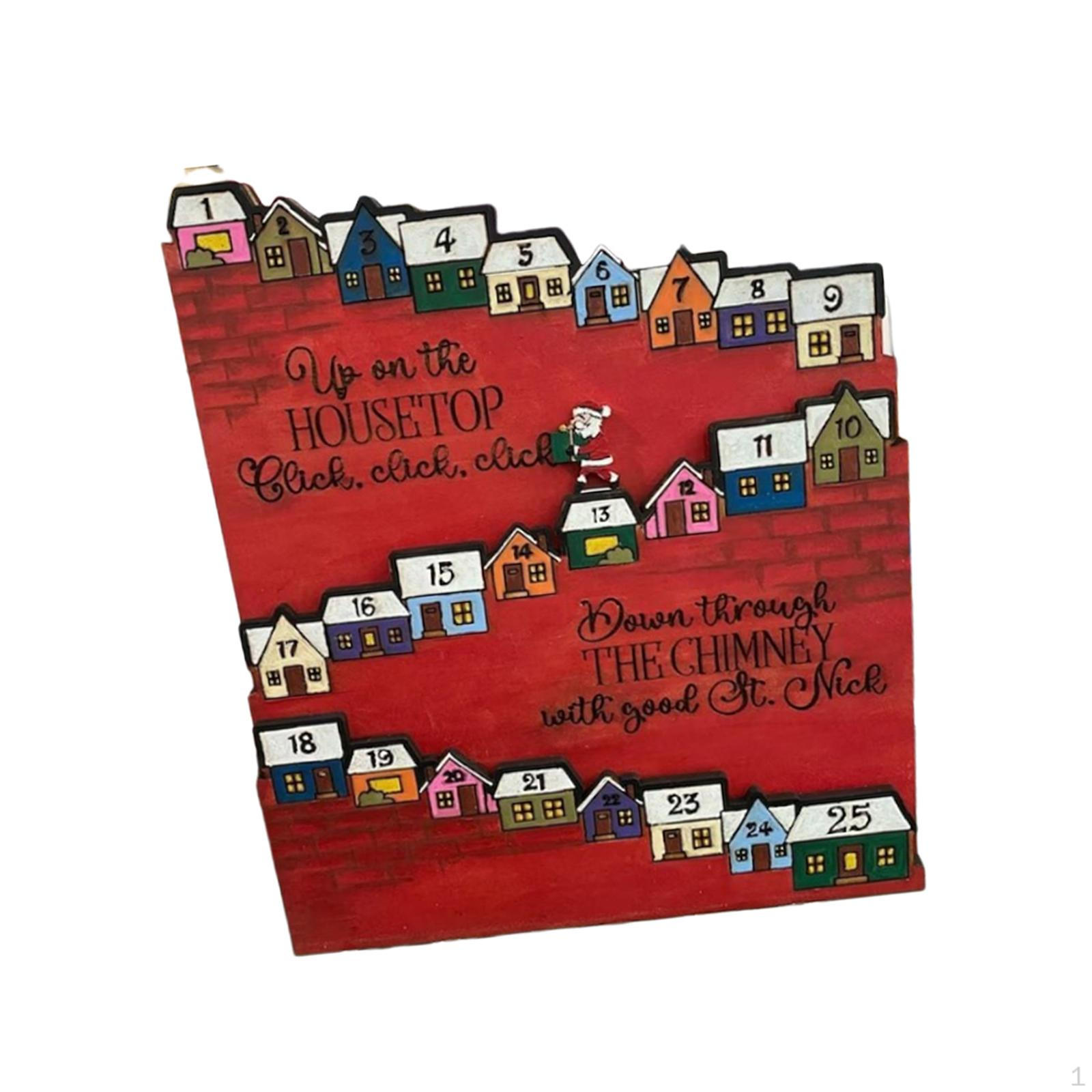 

Календарь Настольный Настольный Подарочный Сборник Съемный Санта-Клаус, Декоративный Для Дома Многоразовый Multi