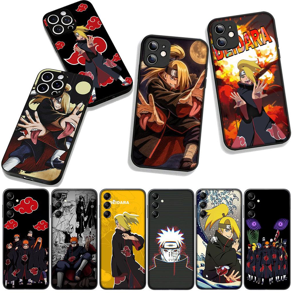 for Samsung Galaxy A36 A17 A26 A07 A35 A54 A53 A13 A33 A34 S8 S9 S20 S21 FE S10 Plus Case Deidara Narutos Itachi Pain Akatsuki