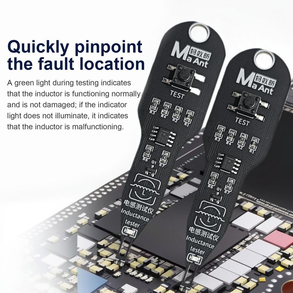 Induktivitätsmessgerät Leichtes Elektromagnetisches Induktionsinstrument Schnelles Fehlerprüfwerkzeug Reparatur von Mobiltelefon-Motherboards