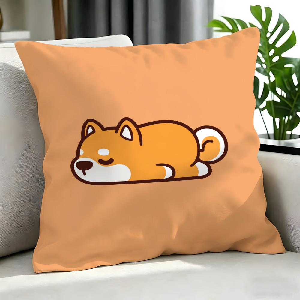 Cartoon CCorgied Cushion Cover Cushion Cover Set Pcs x x x Pillowcase Decorative Sofa Home Decor