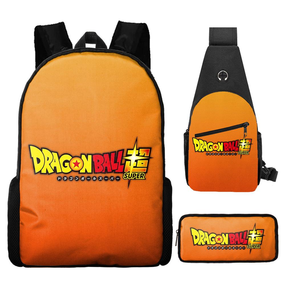 Dragon Ball Dragon Ball Backpack Primary And Secondary School Schoolbag Shoulder Bag Satchel Pencil Case