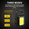 COB Single - Sided Emergency Night Light, Multifunctional USB - Rechargeable Mini Keychain Light