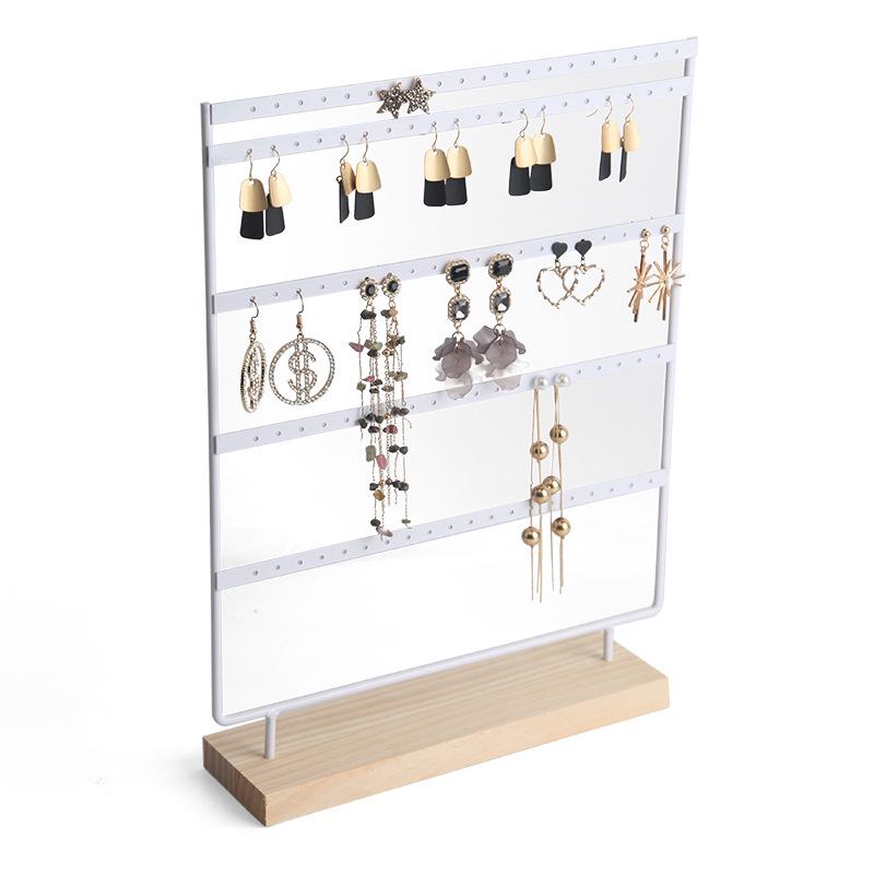 Zhiyu 5-Tier Earring Stand with 100 Holes for Jewelry Storage