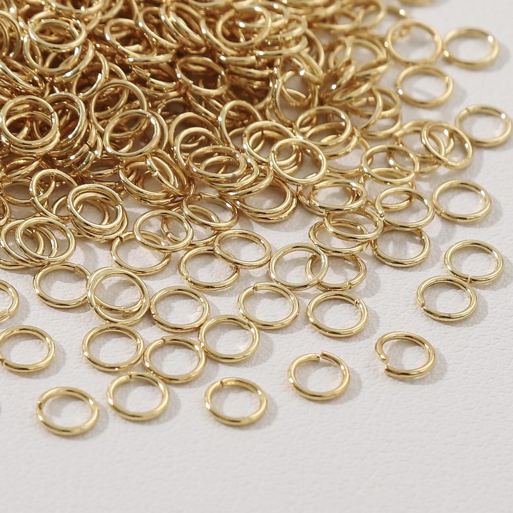 200 Stück Edelstahl Biegeringe für DIY Schmuckherstellung Zubehör
