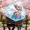 1PC Elsa Frozen Umbrella-8-Rib Reinforced, Automatic Open, Lightweight & Durable, Cute Fashion Accessory for Outdoor, Beach or Casual Use, Beach Umbre