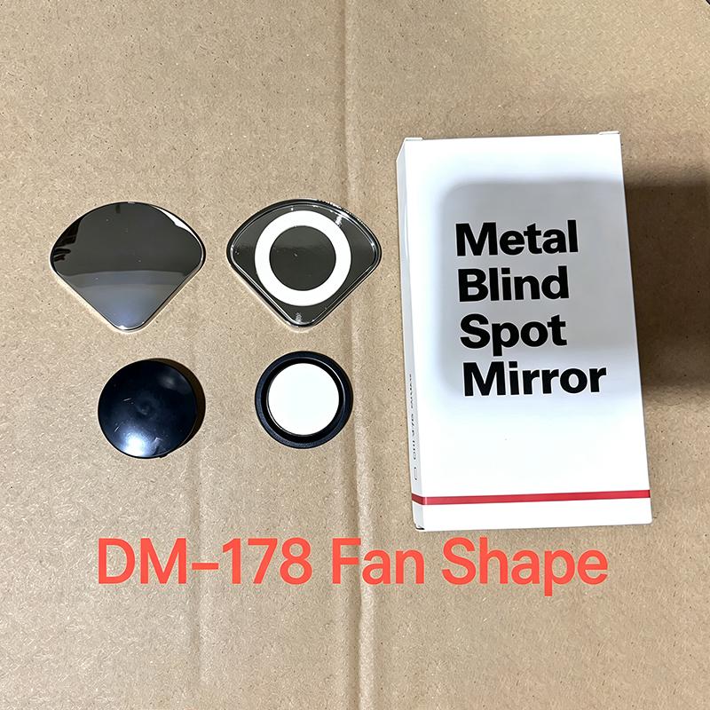 1 Set 5cm Universal Car 360 Blind Spot Side Mirror Stick On Glass Adjustable Safety Lens Security Protection Car Accessories