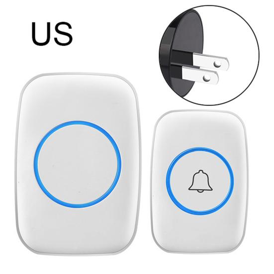 A10 Waterproof Wireless Doorbell 300m Remote Chime Plug-in Button Ring Alarm