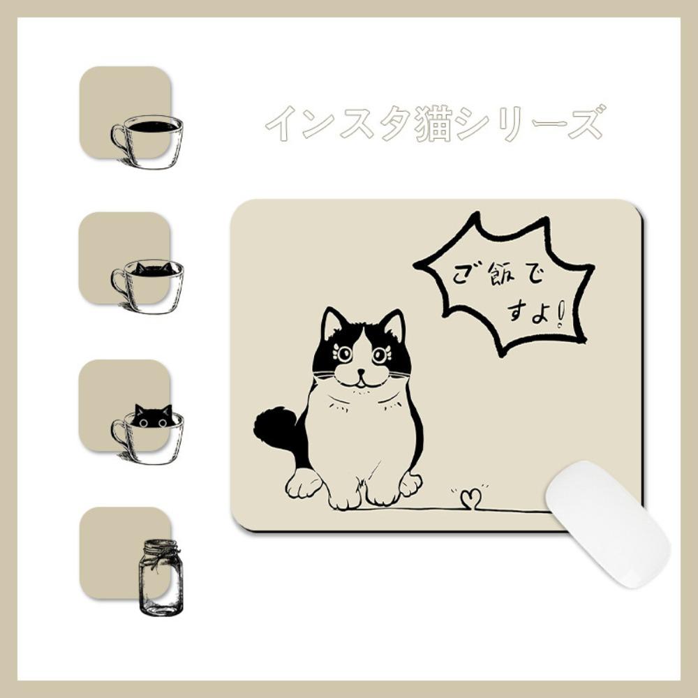 Desk Mat Waterproof Keyboard Mat Anti-Slip Cat Mouse Mat Creative Cat Mouse Pads  Girl Gifts