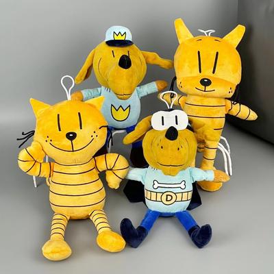 Detective Dog Adventure Series Dog Man's Cat Plush Toys Anime Peripheral Dolls