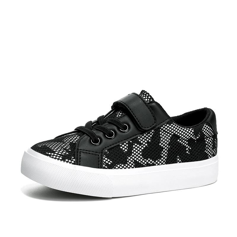 Children's Canvas Shoes Summer Breathable Soft Sole Comfortable Personality Korean Version Versatile Children's Primary School Students Cloth Shoes Wo