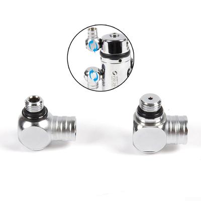 Swivel Adaptor 1st First Stage 360° Roation Brass With Cr Plated Scuba Diving