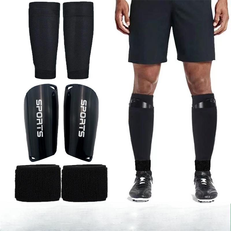 

Футбольная защита голени Вставка для носка Защита икры Защита голени Фиксированный чехол Профессиональная защитная экипировка Защита голени Чехол-носок для стопы S чёрный