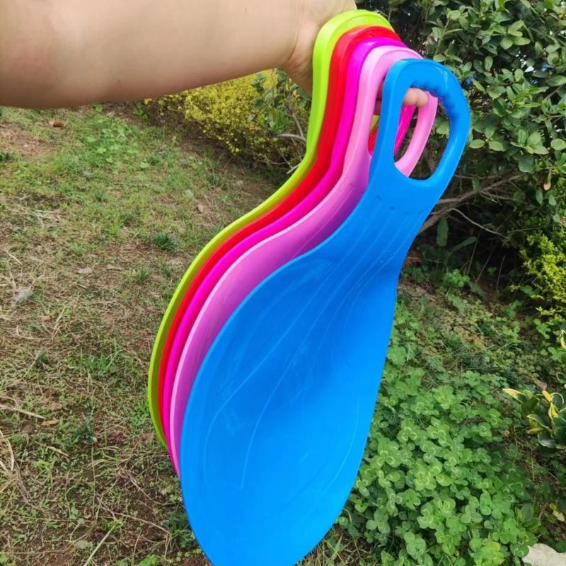 Downhill Sled Snowboard for Kids Snow Grass & Sand Boarding Kids Snow Sled Board Outdoor Winter Skiing Board with Handle