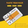 1PC Portable Tyre Tread Depth Gauge 0-20mm Tire Ruler Vernier Depth Caliper Tool for Car Motorcycle Truck