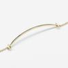 TIFFANY&Co. T Smile Bracelet K18 Yellow Gold 2.6g Women Used