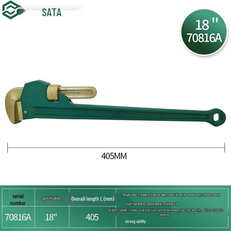 SATA Heavy-Duty Multi-Function Pipe Wrench