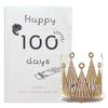 Newborn Baby Crown Birthday Tapestry Set Birthday Decoration Hair Accessory Tiara Crown Costume Monthly Photo Kids Birthday First Festival