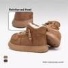 Winter Warm Snow Boots for Girls Thickened Fleece Lining Plush Cotton Shoes Children's Fleece-lined Cotton Boots Boys' Non-slip Soft-soled Loafers