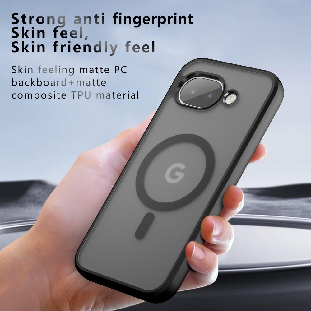 For Google Pixel 10a Magnetic Case TPU + PC Matte Skin Touch Phone Cover