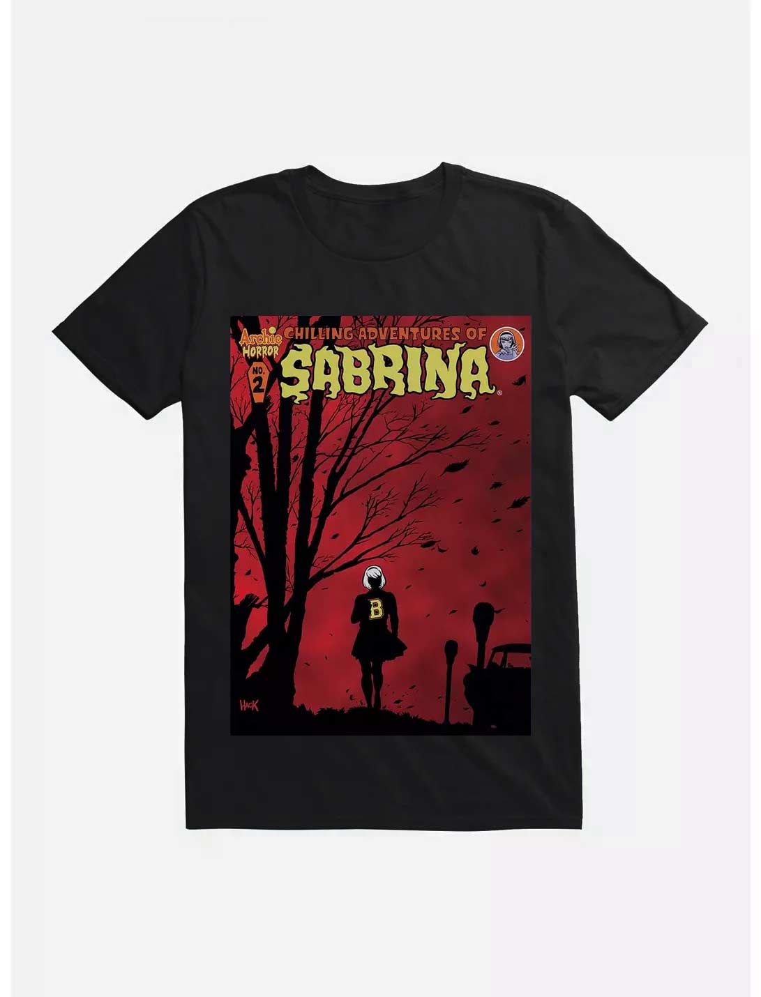 

Chilling Adventures of Sabrina Windy Poster T-Shirt Summer Hip Hop Men Women Short Sleeves Carpenter Round Neck Oversize Tee Top S