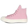 1970s Comfortable Versatile High-Top Canvas Shoes Unisex Sneakers Pink A11136C