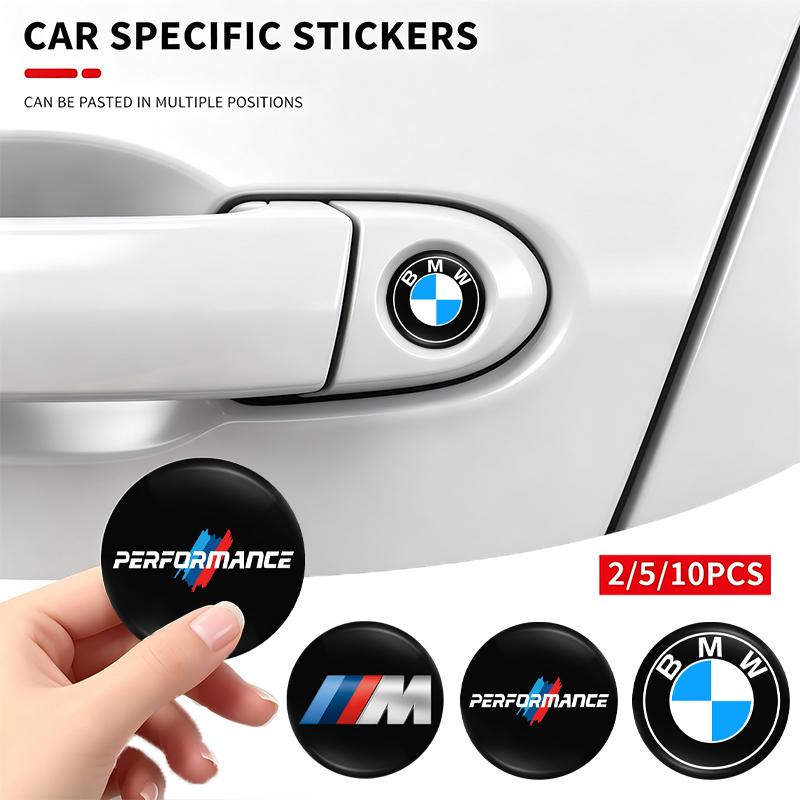 2026 Hot 4/8Pcs 15mm Car Lock Keyhole Stickers Decoration Protection For BMW M E46 E90 E60 F30 F10 E39 E36 F20 G30 G20 E87 E92 E91 E30 X5 y5