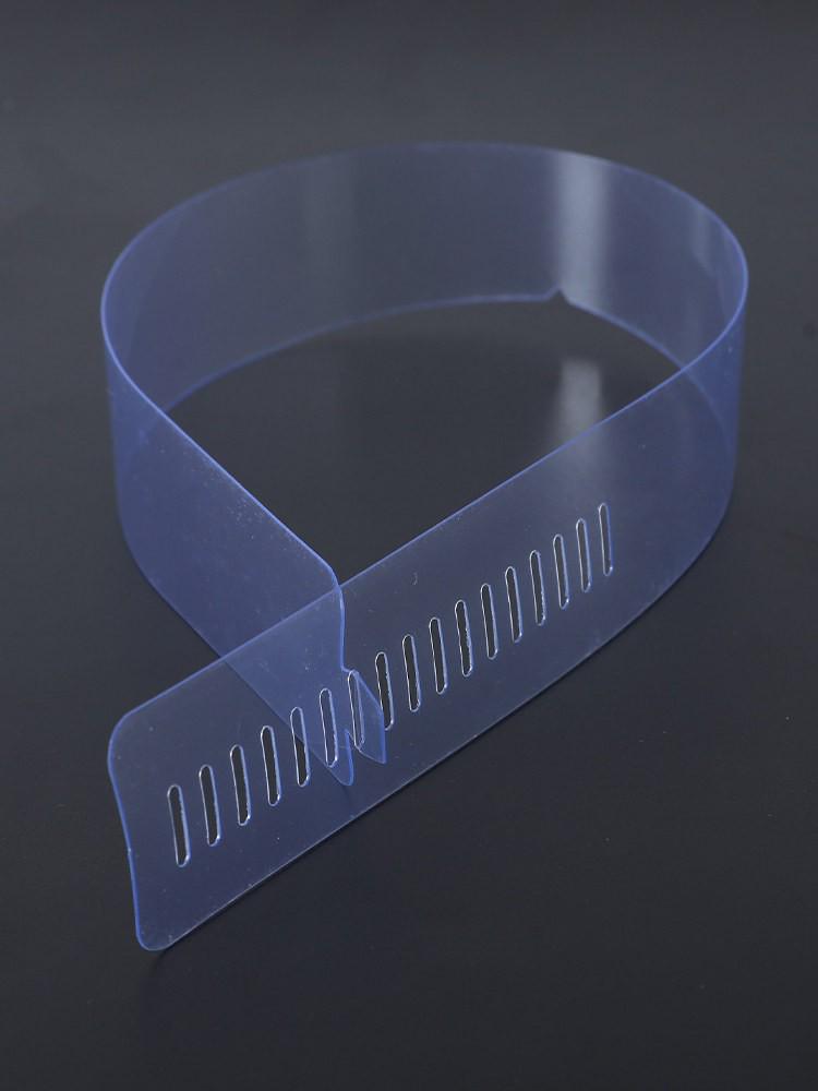 Adjustable PVC Transparent Collar Support Strip