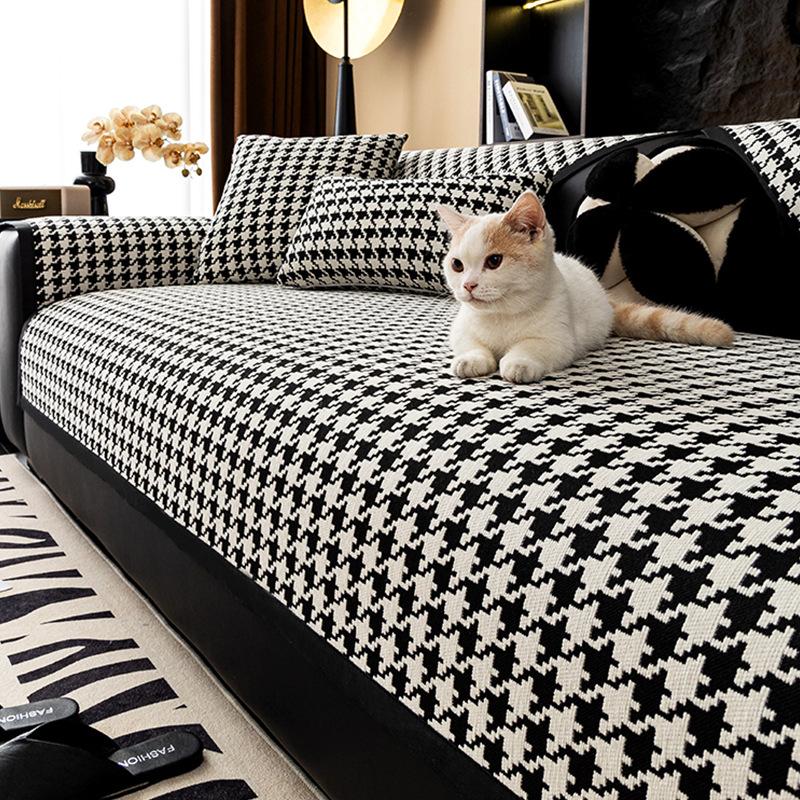 Qiandongge sofa cushion universal chenille sofa cover for all seasons all-inclusive non-slip and dust-proof 2024 new sofa cushion 7070cm 1989₽