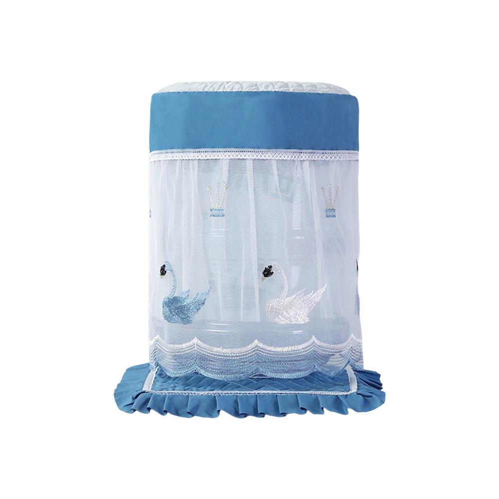 Durable Fabric Lace Mesh Water Dispenser Cover Upper Opening Dustproof Barrel Cover Reusable Water Dispenser Bucket Sleeve