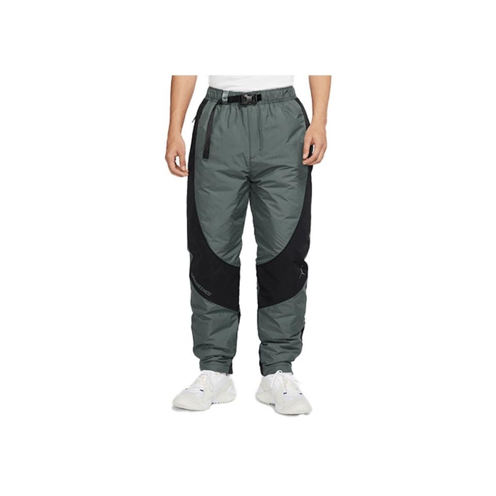 Jordan Logo Pattern Woven Casual Sports Eco-Friendly Water-Resistant Quilted Pants Men Bottoms Spear-Leaf-Green DC9659-387